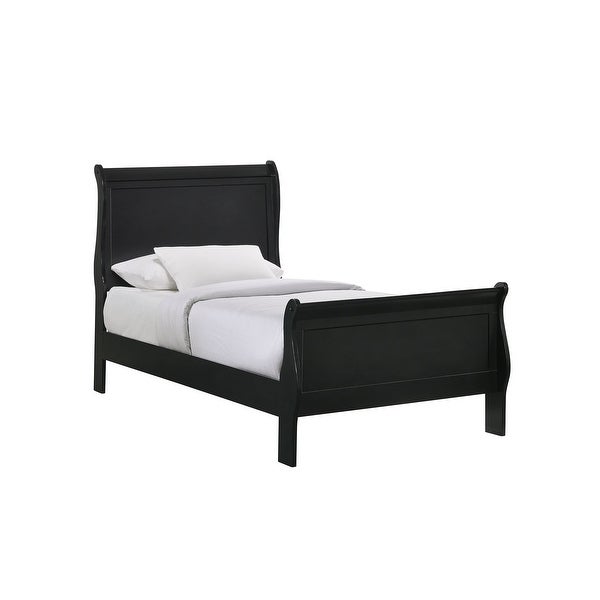 Picket House Furnishings Ellington Twin Panel 5PC Bedroom Set in Black - - 32858134