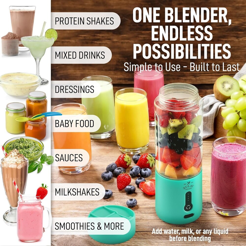 Zulay Kitchen 18oz Personal Blenders that Crush Ice