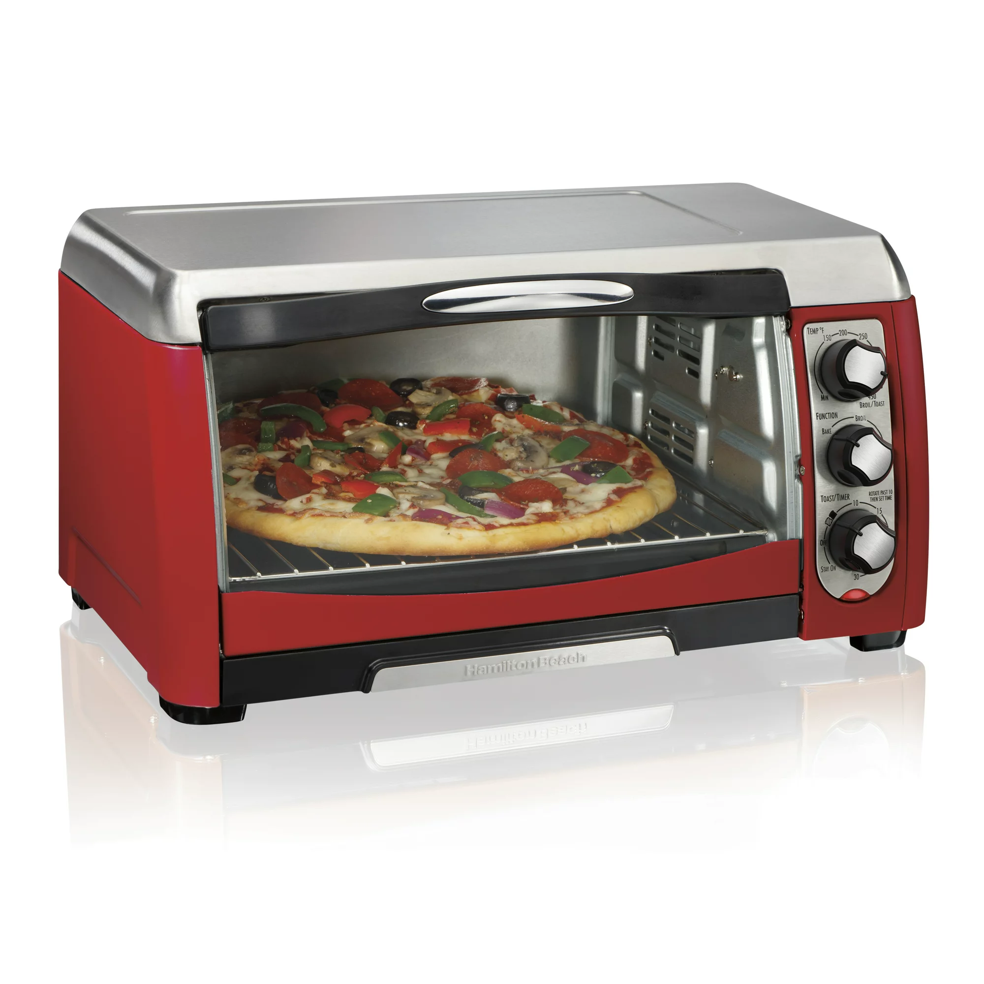 Hamilton Beach Ensemble 6 Slice Toaster Oven， 31335D