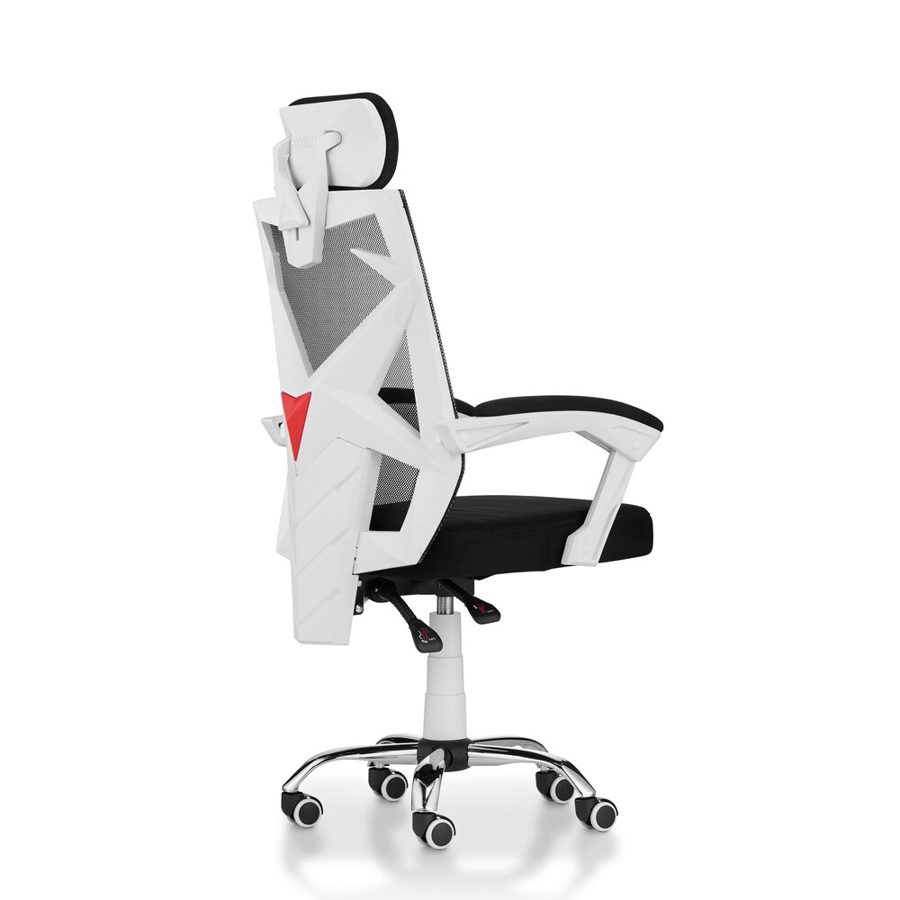 Gost Contemporary White Height Adjustable Desk Chair by Furniture of America