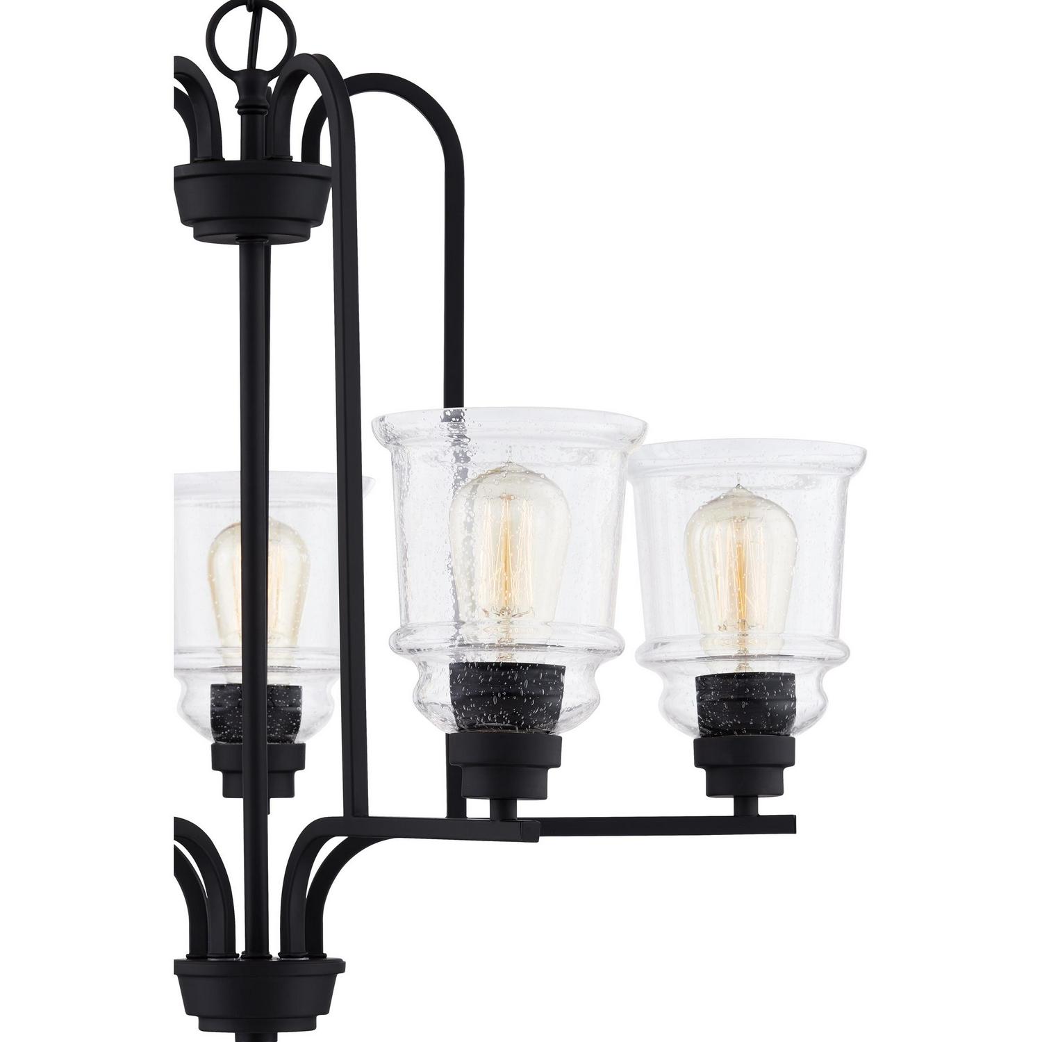 Ashley Harbour Oakley 5-Light Matte Black Chandelier