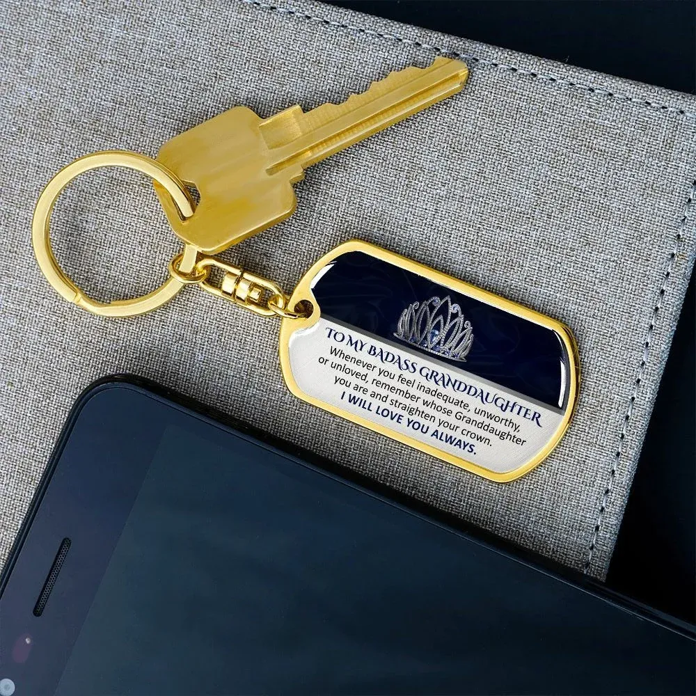 🔥 BIG SALE - 49% OFF🔥🔥 Keepsake for  Granddaughter Keychain -