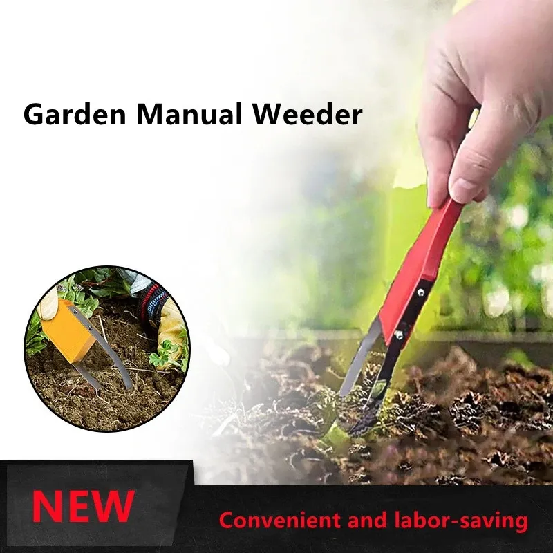 Garden Hula Hoes Manual Weeder Garden Vegetable Garden Weeding Root Remover Weeding Combination Agricultural Tools