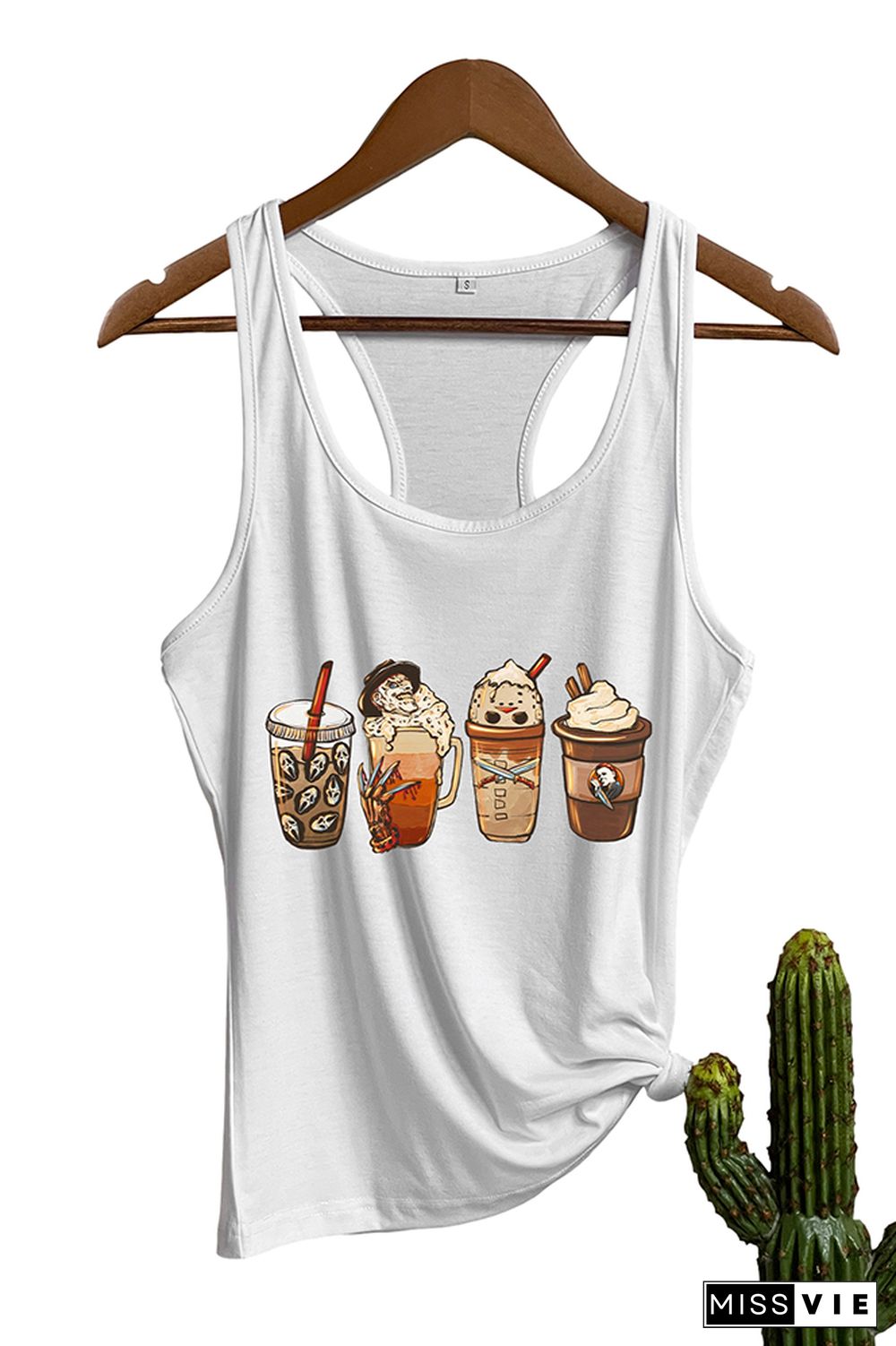 Halloween Coffee Sleeveless Tank Top Wholesale