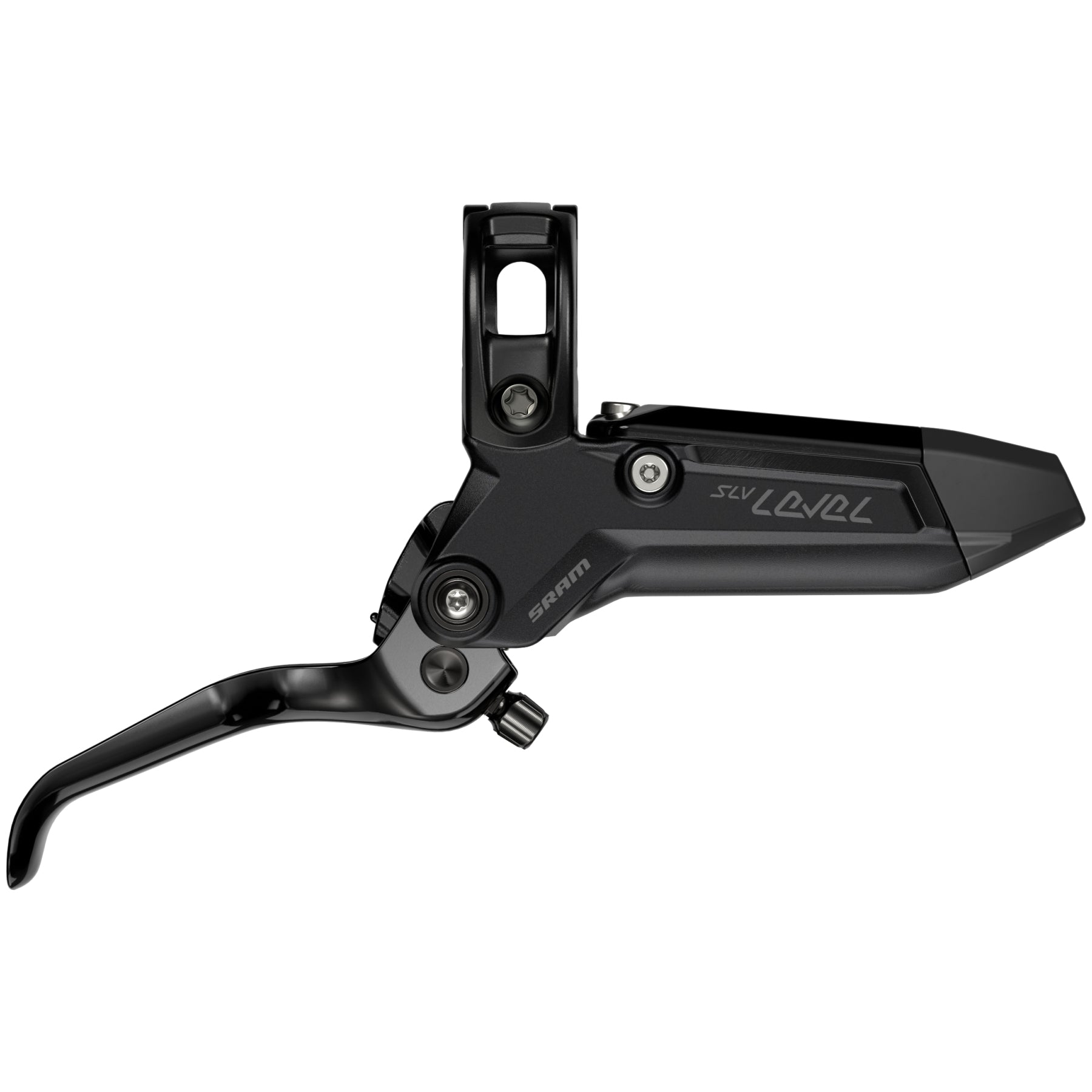 SRAM Level Silver Stealth Disc Brake and Lever - Front - Black Anodized