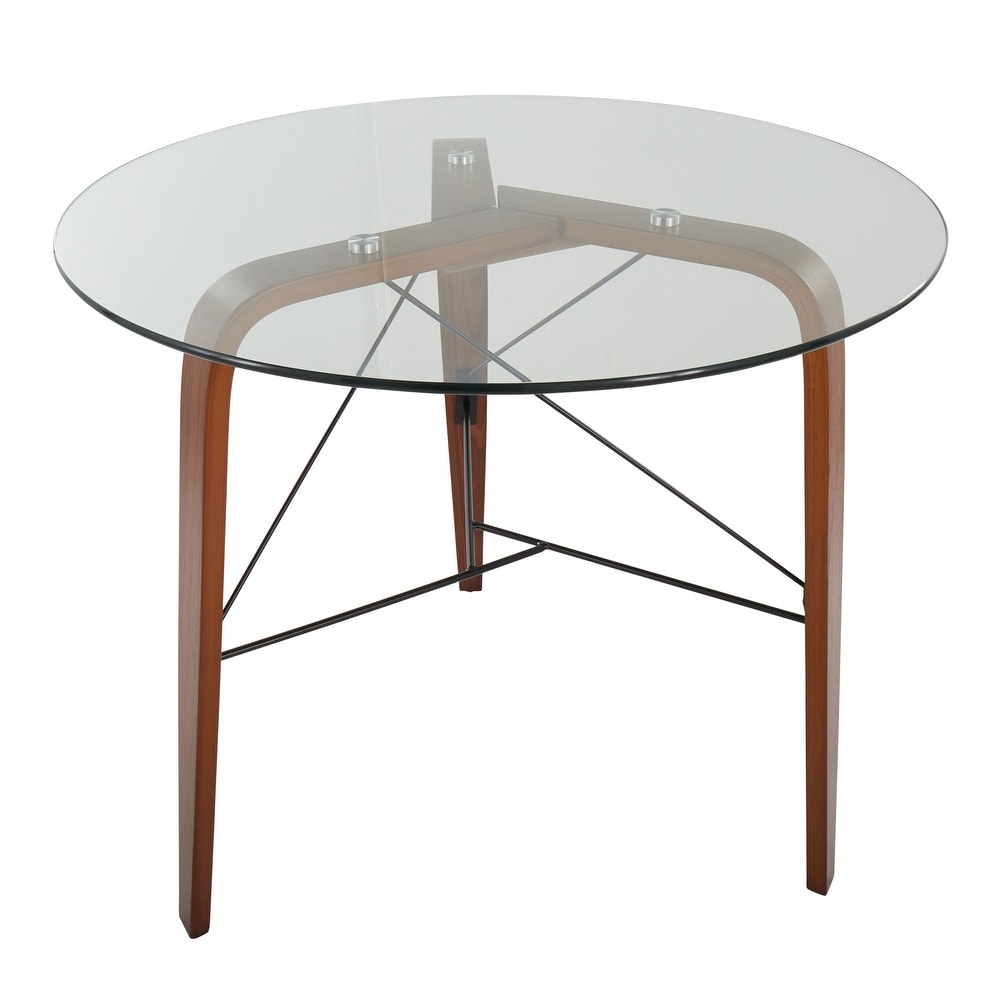 Carson Carrington Culnady Mid Century Modern Round Dinette Table