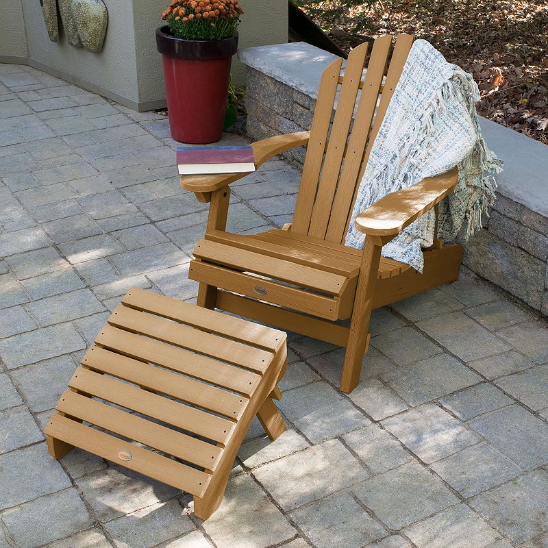 highwood Hamilton Folding and Reclining Adirondack Chair with Ottoman