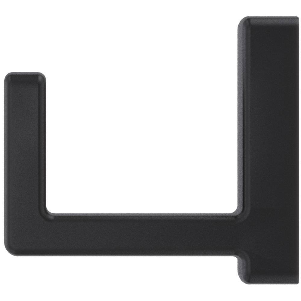 Pfister Deckard Single Robe Hook in Matte Black BRH-DA1B