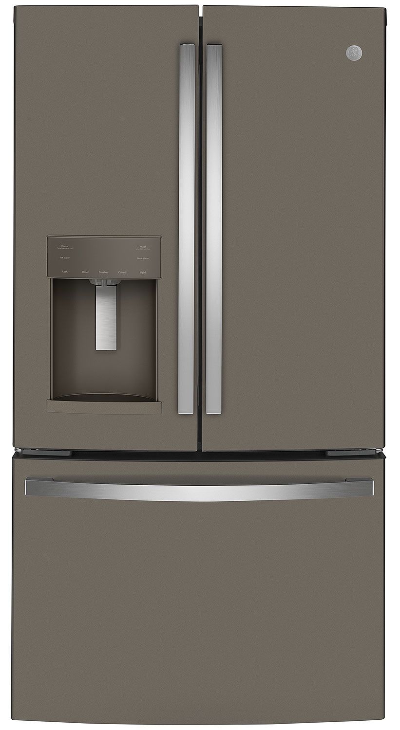 GE ADA ENERGY STAR 22.1 Cu. Ft. Slate Counter-Depth French-Door Refrigerator