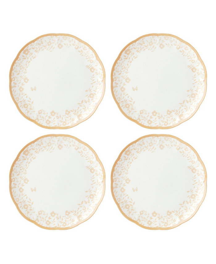 Lenox Butterfly Meadow Cottage Dinner Plate Set Set of 4