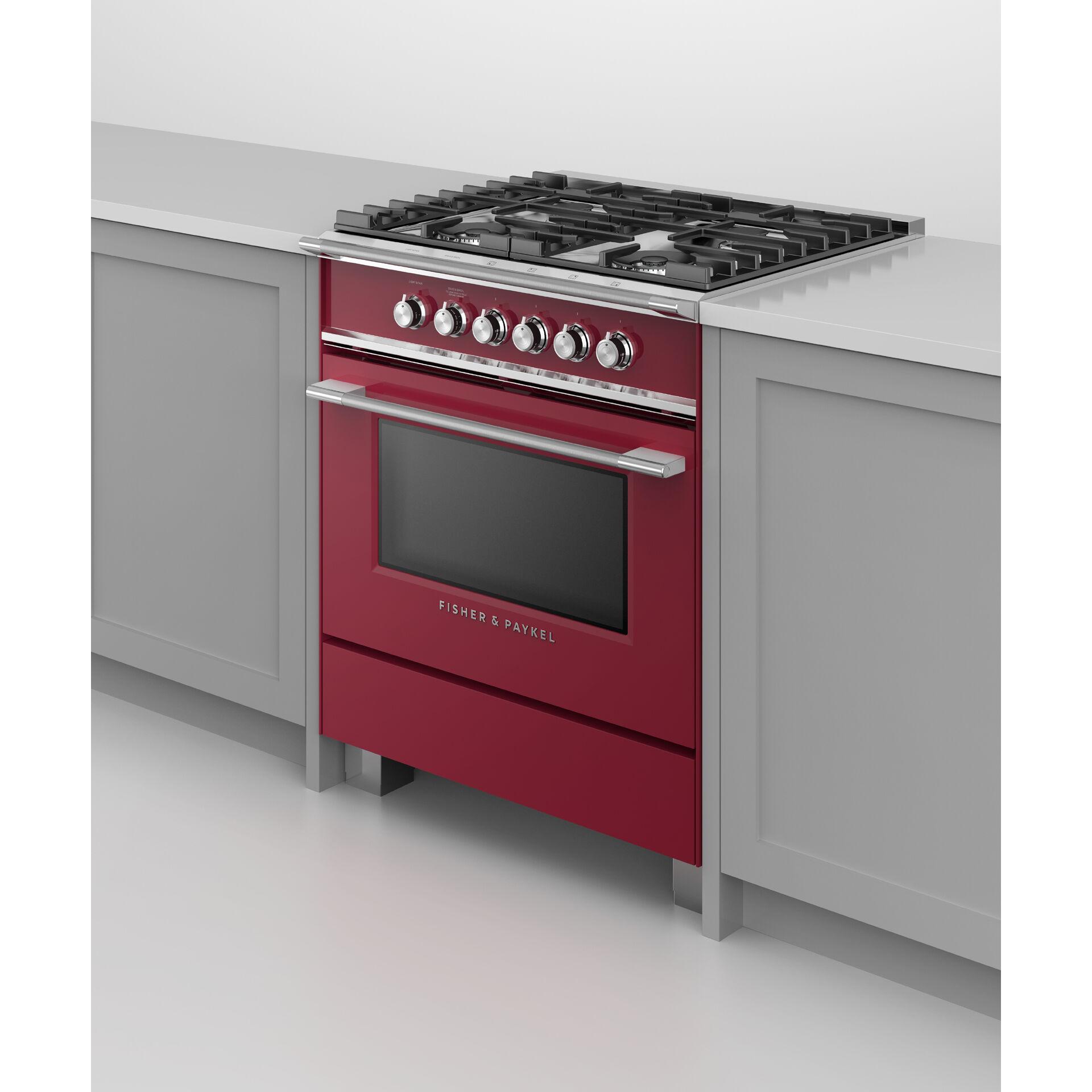 Fisher & Paykel 30-inch Freestanding Gas Range with AeroTech? Technology OR30SCG4R1