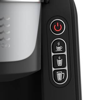 DRINKPOD JAVAPod K-Cup Black Coffee Maker Single Serve Brewer 10 Cup Refillable or Unlimited Cup In-Line Direct Water Connection DPJPOD1K