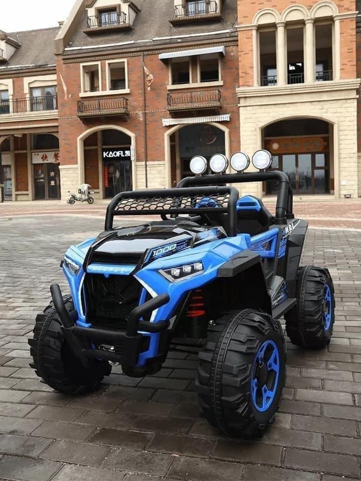 4X4 upgraded 2023 Kids Ride ON CAR - QUAD BUGGY RZR UTV-MX Side by Side ATV 12V XL Rubber Tiers 2 SeaTs mp3 music Parent Remote Control 3 SPEED HOLDS 150lb