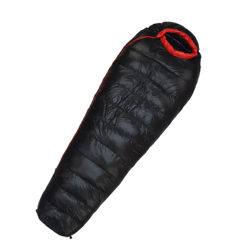 Waterproof Winter Sleeping Bag Camping White Goose Down Sleeping Bag Lightweight Portable Mummy Sleeping Bags Adults Nylon Yisen