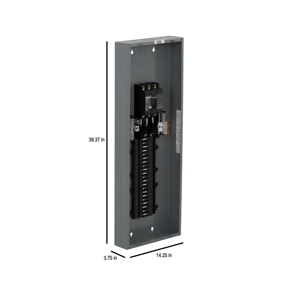 Square D QO 225 Amp 42-Space 42-Circuit 3-Phase Main Breaker Load Center QO342MQ225