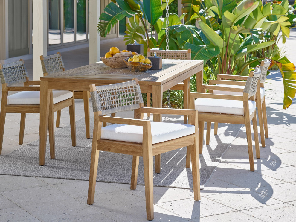 Chesapeake Arm Chair   Tropical   Outdoor Dining Chairs   by HedgeApple  Houzz