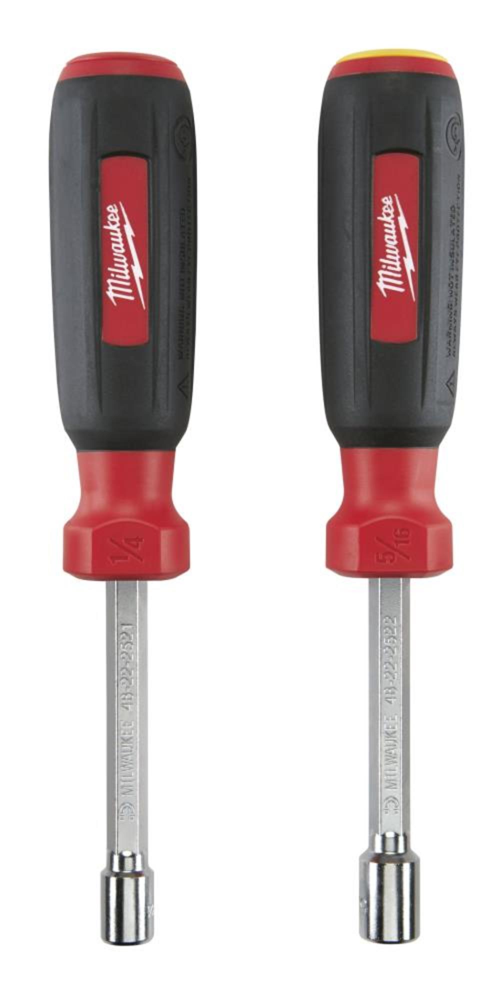 Milwaukee 2-Piece SAE HollowCore Magnetic Nut Driver Set 48-22-2502 from Milwaukee