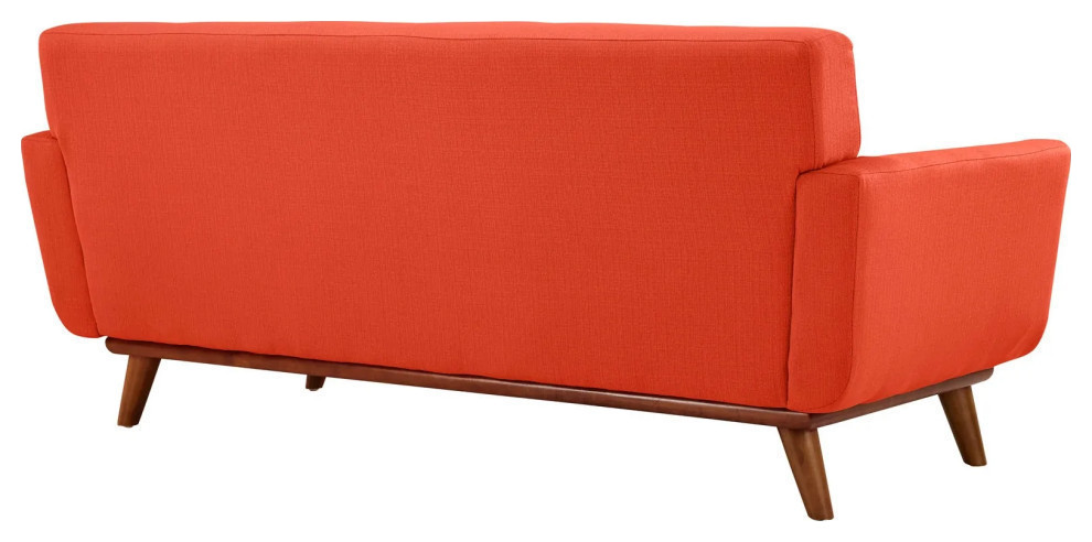 Giselle Atomic Red Loveseat And Sofa  2 Piece Set   Contemporary   Sofas And Sectionals   by Rustic Home Furniture Deco  Houzz