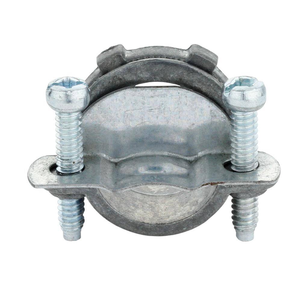 Commercial Electric 38 in. (12 in. Knockout) Non-Metallic Clamp Connector (100-Pack) FNC1Z-38-100