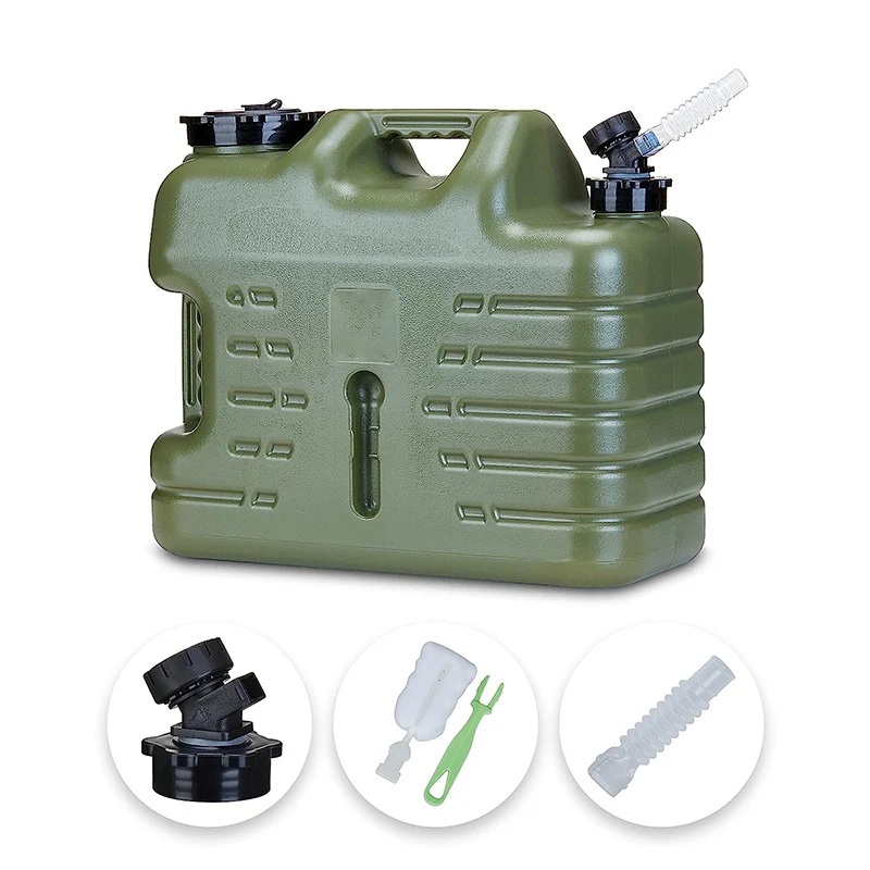 BPA FreeTruly No Leakage Portable Emergency Water Containers Jug Storage Tank for Camping Hiking