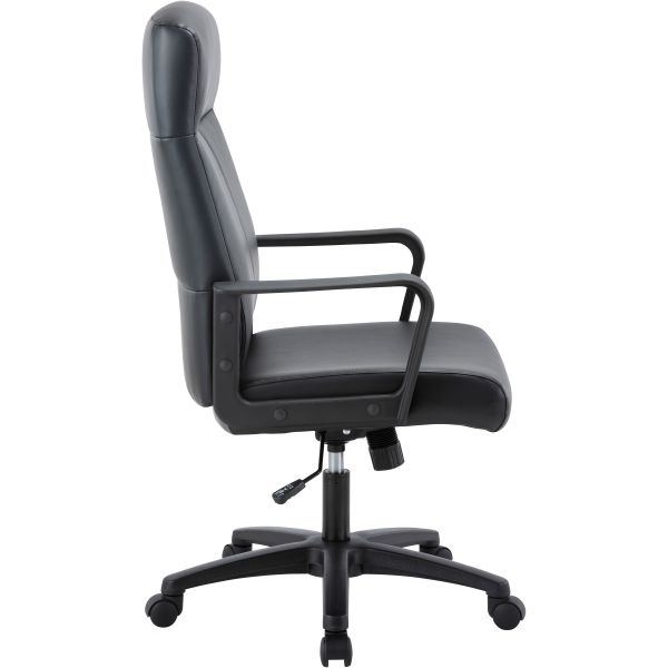 Lorell High-Back Bonded Leather Chair