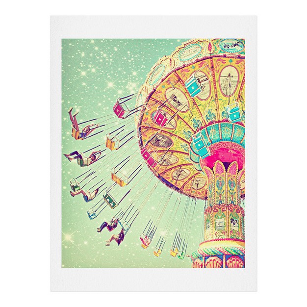 Shannon Clark Swinging Through Stars Art Print