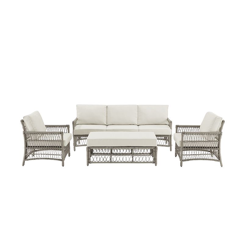 Crosley Thatcher Outdoor Wicker Sofa 4-pc. Set