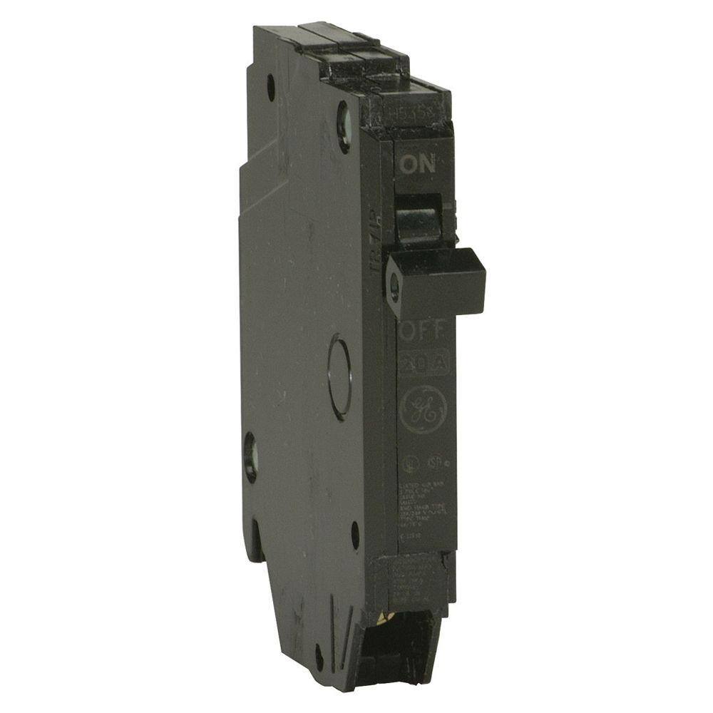 GE Q-Line 15 Amp 12 in. Single-Pole Circuit Breaker THQP115