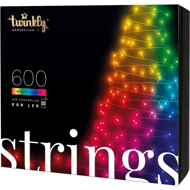 Twinkly Strings App controlled Led Christmas Lights Indoor And Outdoor Smart Lighting Decoration