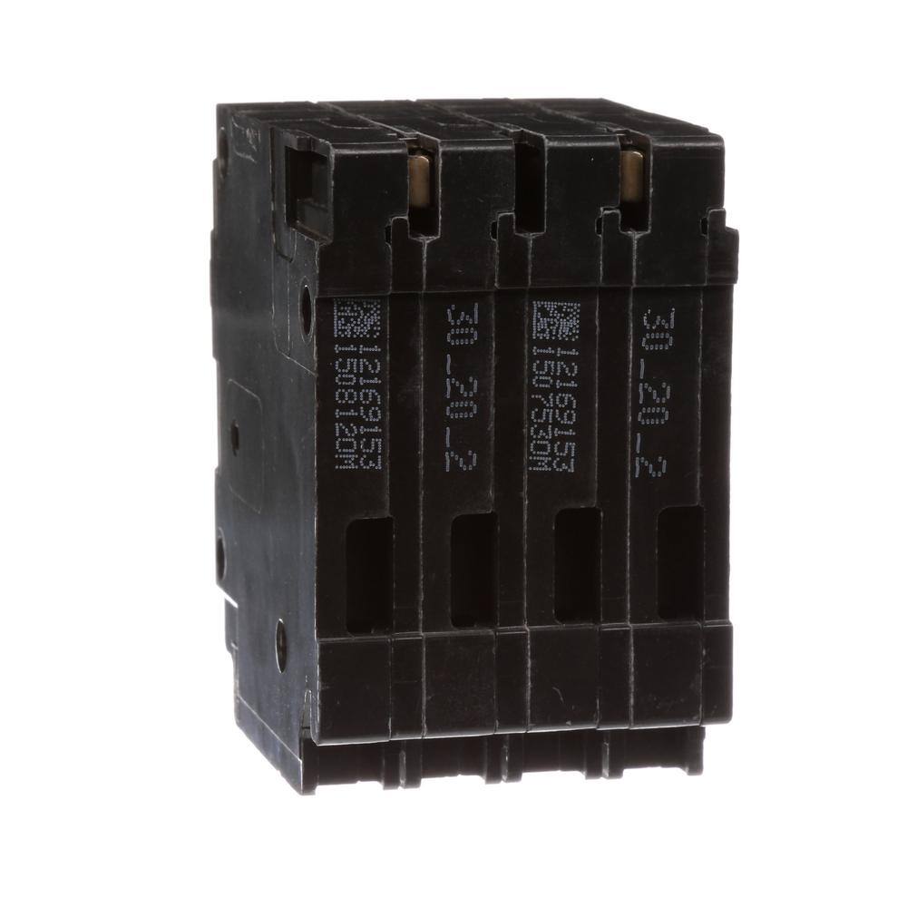 Siemens Quadplex Two Double Pole 30 Amp Outside Two Double Pole 20 Amp Inside Circuit Breaker Q23020CT2U