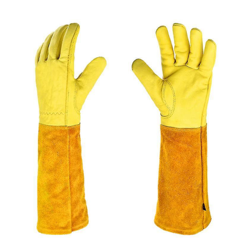 Miman Long Deerskin Gardening Gloves