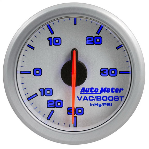 Auto Meter 9159 UL Airdrive Boost/Vac Silver