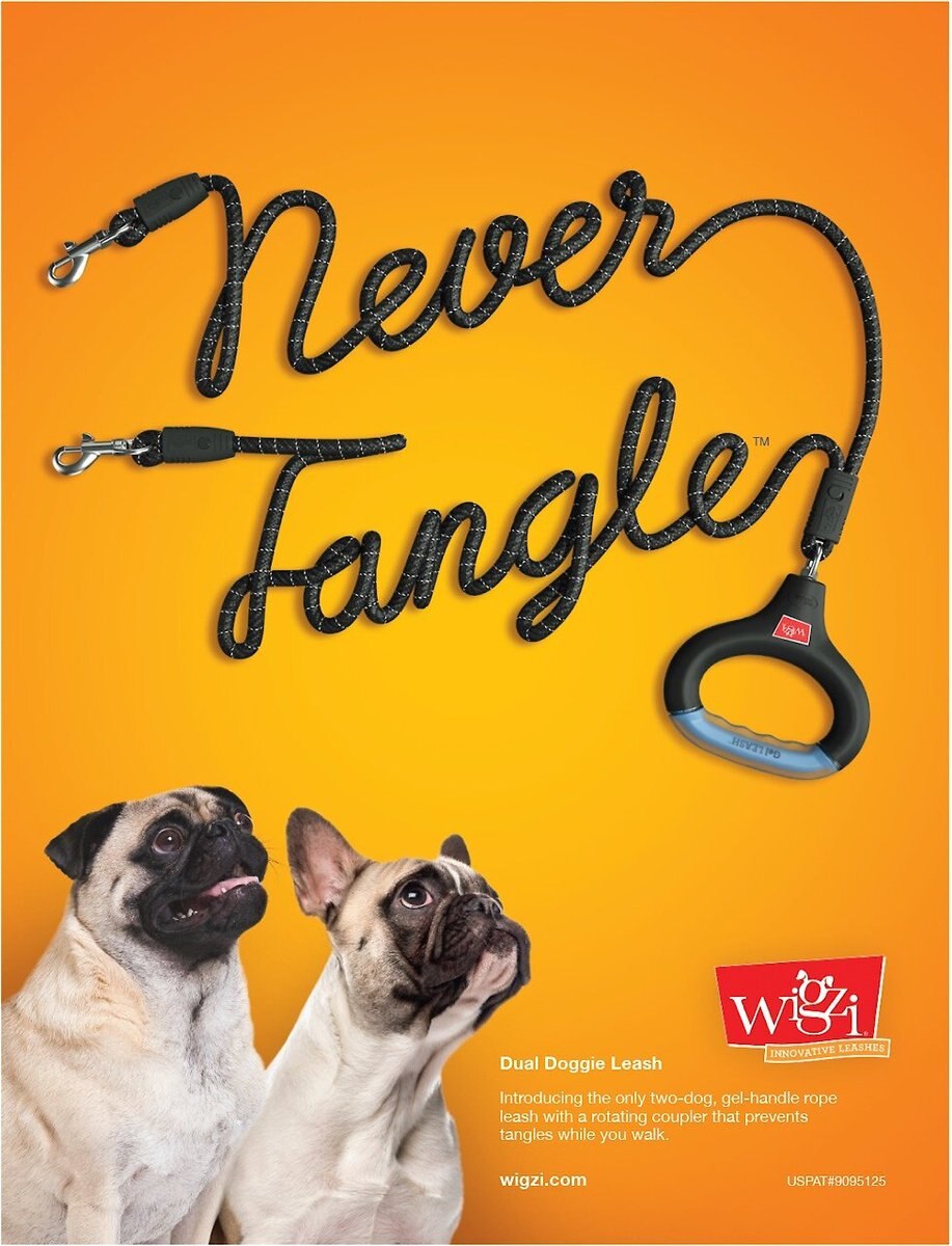 Wigzi Dual Doggie Gel Rope Dog Leash