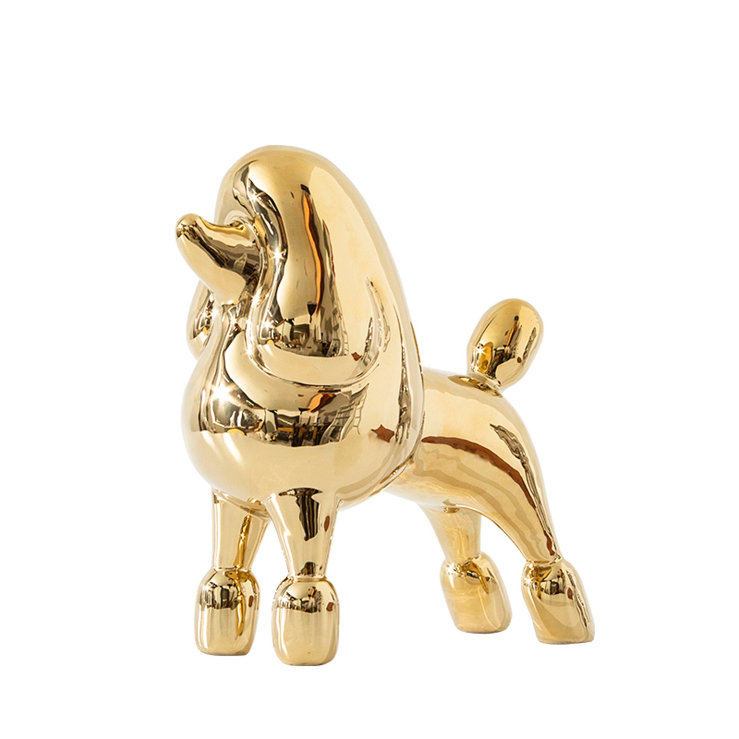 Gold Standing Dog -A Fa-D21071A