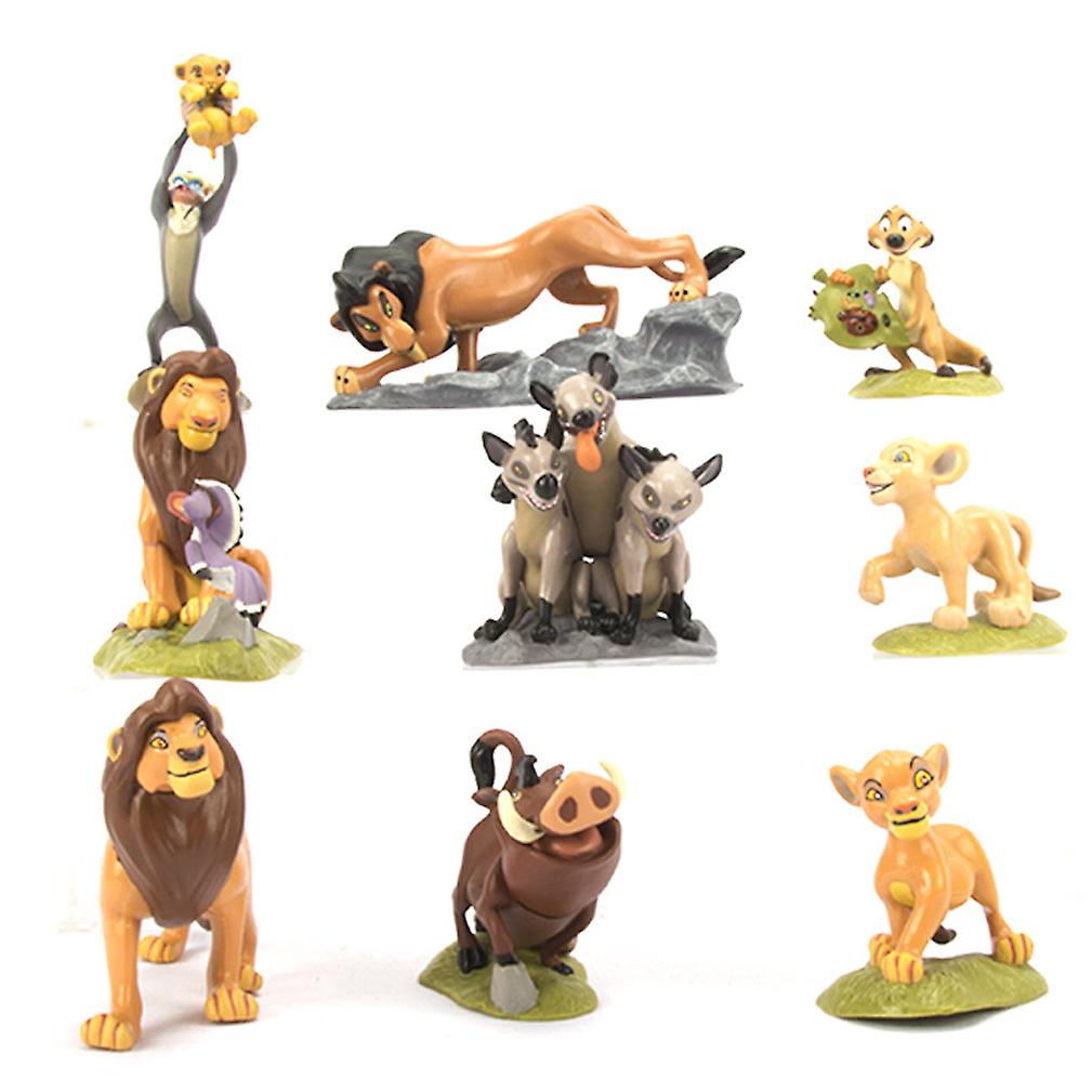 9pcs Lion Simba Figure Toy Model