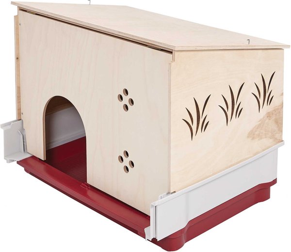 MidWest Wabbitat Deluxe Rabbit Home Wood Hut Expansion