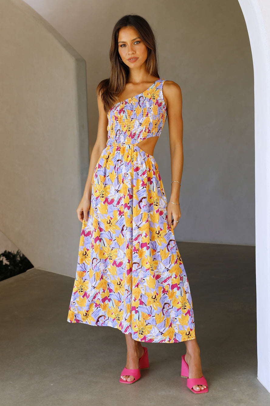 Better Call Me Baby Midi Dress Floral