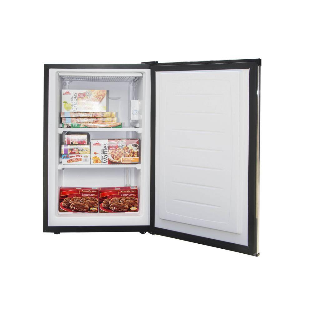 Magic Chef 3.0 cu. ft. Upright Freezer in Stainless Steel MCUF3S2