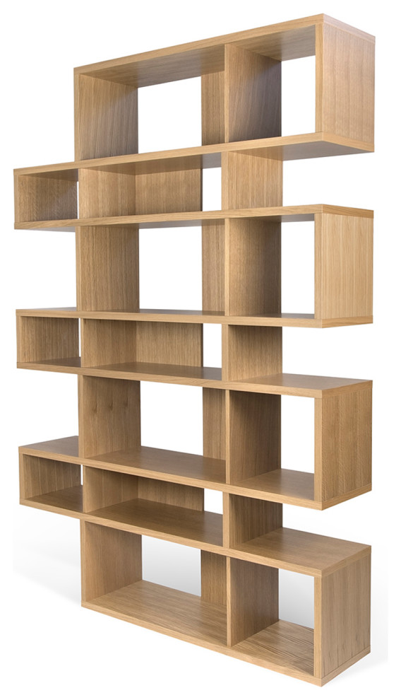 Modern Large Modular Display 2 Tone Shelves   Contemporary   Bookcases   by Plush Pod Decor  Houzz