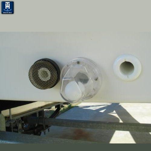 T-H Marine  FMS10DP; Flow Max Ez Clean Ball Scupper