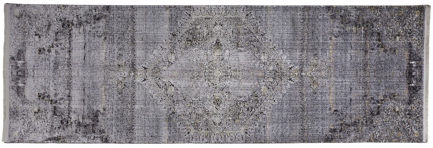 Melmas Gray and Silver Rug by BD Fine