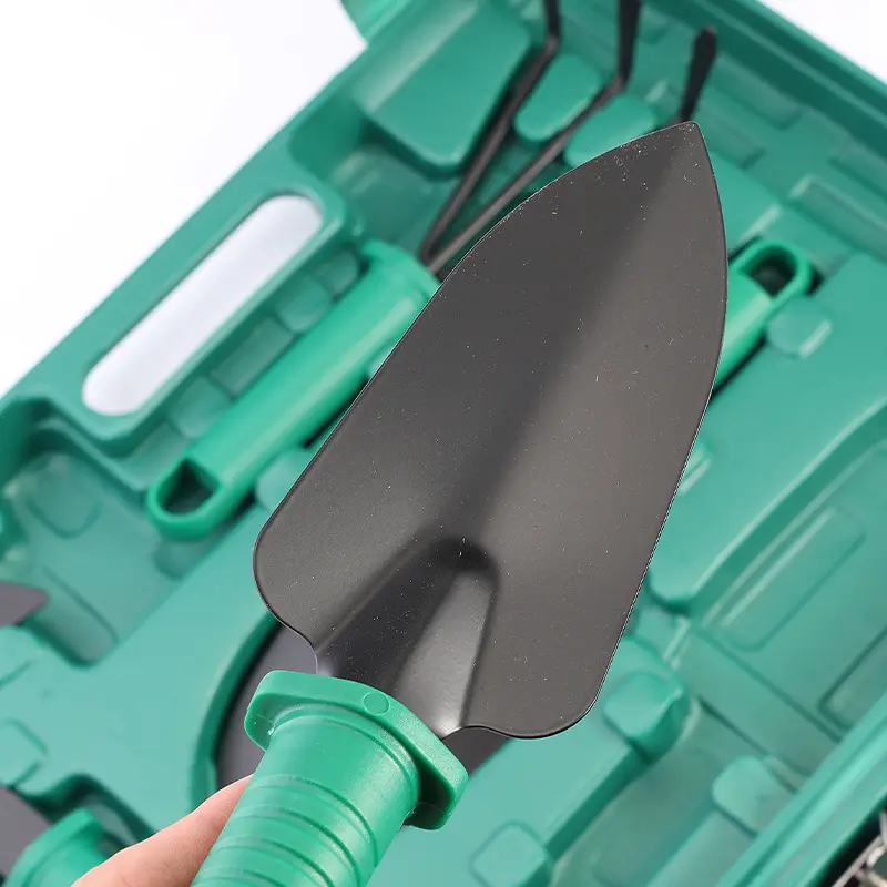 Custom Printing Garden Hand Tools Set Handle General Tool Set Household Hand Kit With Plastic Toolbox Storage Case