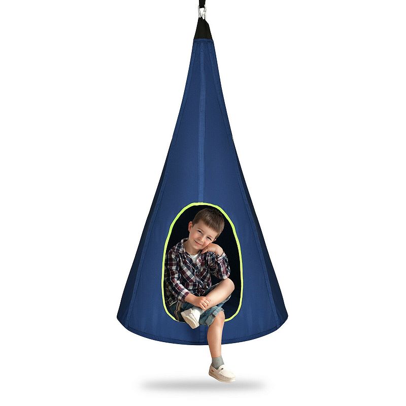 32 Inch Kids Nest Swing Chair Hanging Hammock Seat for Indoor Outdoor