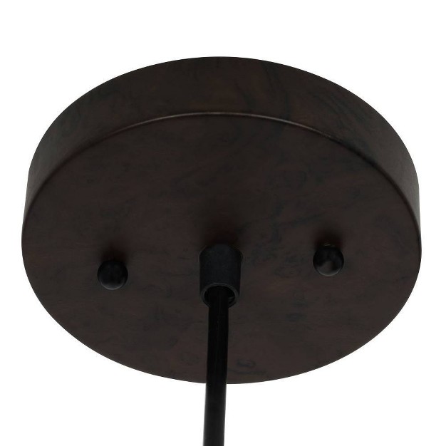 Metal Shade Pendant Ceiling Light Bronze Cresswell Lighting