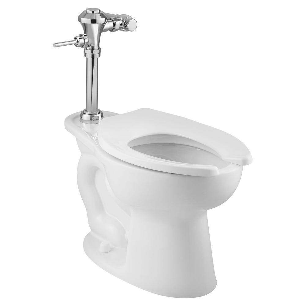 American Standard Ultima Manual Toilet 1.28 GPF Diaphragm-Type Flush Valve in Polished Chrome 6147121.002