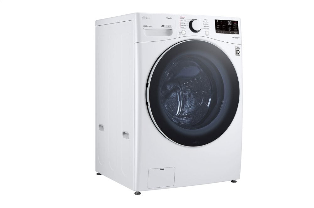 Lg WM3600HWA 4.5 Cu. Ft. Ultra Large Capacity Smart Wi-Fi Enabled Front Load Washer With Built-In Intelligence & Steam Technology