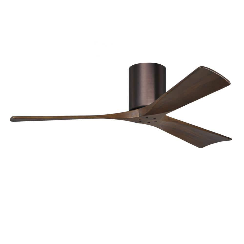 Matthews Fan Company Irene3H 52 in IndoorOutdoor Brushed Bronze Ceiling Fan