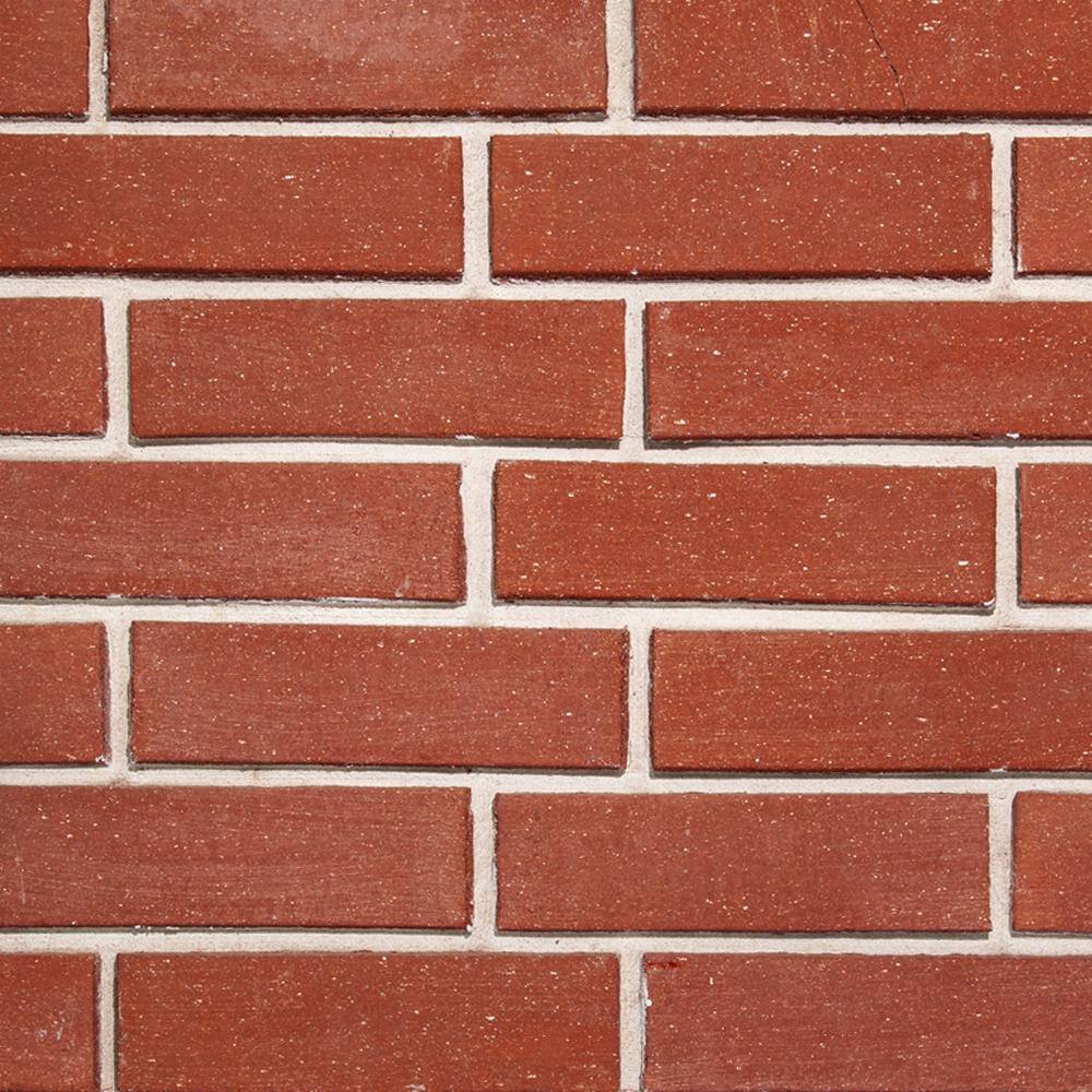 Z-BRICK 8 in. x 2.25 in. x 0.32 in. Concrete Inca Red Thin Brick Veneer ZC002205