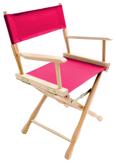 Gold Medal 18 quotNatural Classic Director  x27s Chair   Contemporary   Folding Chairs And Stools   by Gold Medal  Houzz