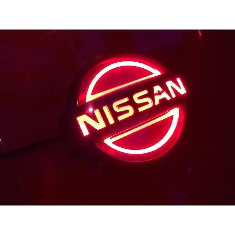 11.7*10.0cm Waterproof 5d Led Car Logo Light Auto Badge Rear Emblems Lamp For Nissan Livina